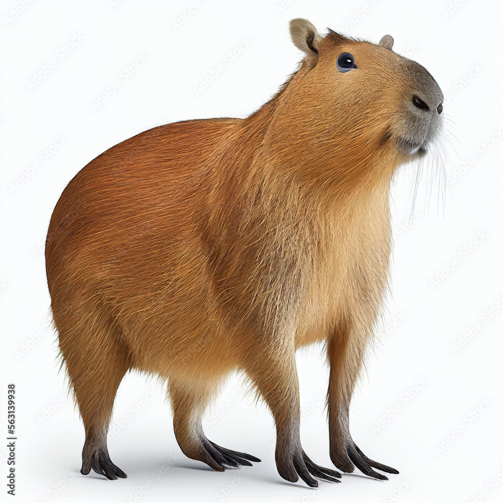 Capybara full body image with white background ultra realistic
Capybara full body image with white background ultra realistic