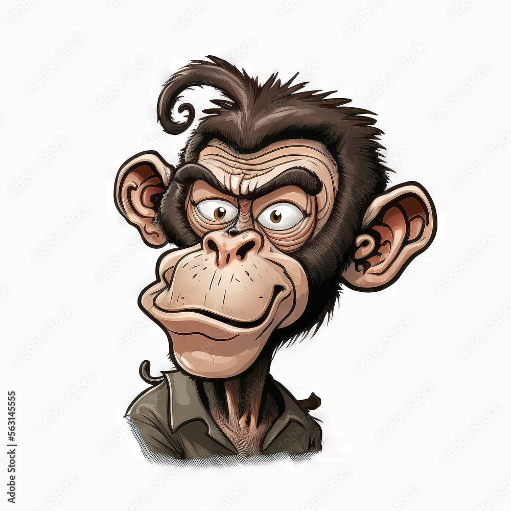 monkey cartoon pictures funny