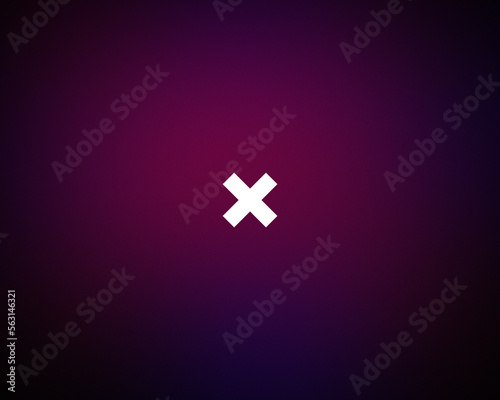 dark hot gradient with x