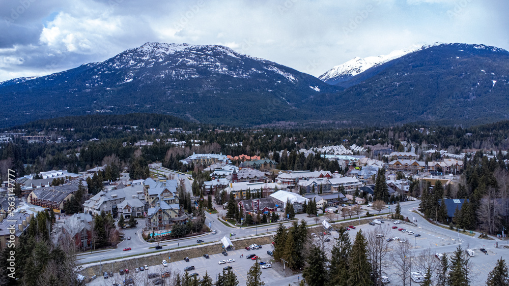 Whistler Village in British Columbia, Canada