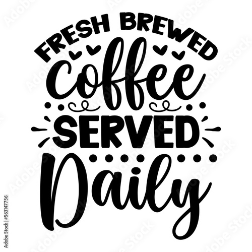 fresh brewed coffee served daily svg