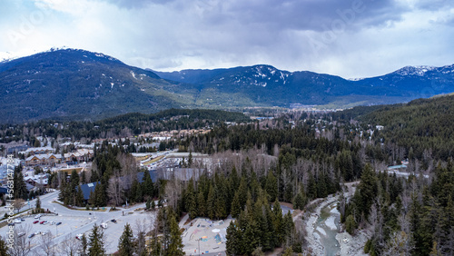 Whistler Village in British Columbia  Canada