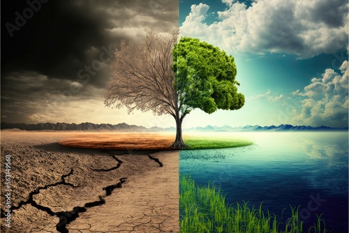 Climate change and environmental degradation. Generative AI
