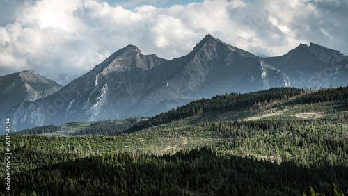 panorama of Tatra mountains
