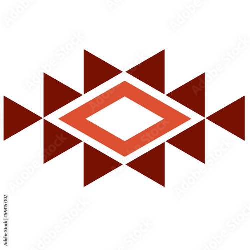 Geometric Aztec Shapes Design Elements