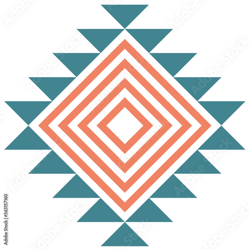 Geometric Aztec Shapes Design Elements