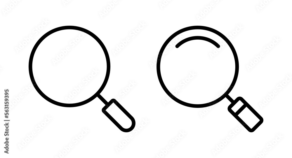 Search icon vector illustration. search magnifying glass sign and symbol Search icon vector illustration. search magnifying glass sign and symbol