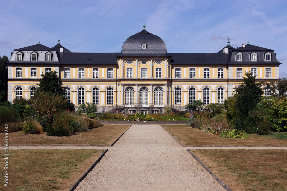 Blick auf Poppelsdorfer Schloss vom Botanischen Garten