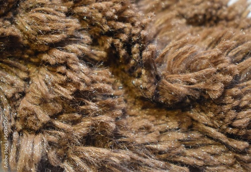 Brown fur texture background