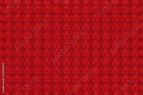 Background wallpaper made of 3d red heart shapes