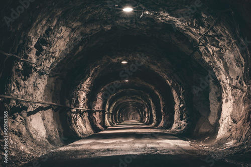 Minner Rock Tunnel Mountain Lights Road