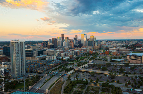 Downtown Denver Aerial photo