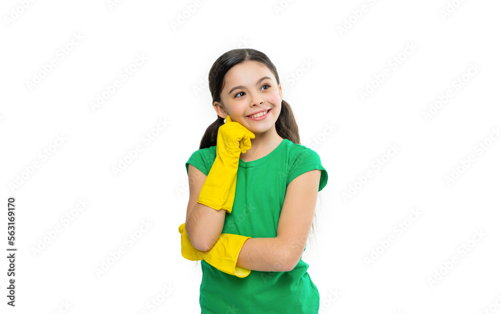 girl cleaner do housework isolated on white, home chores. girl cleaner do housework girl cleaner do housework isolated on white, home chores. girl cleaner do housework