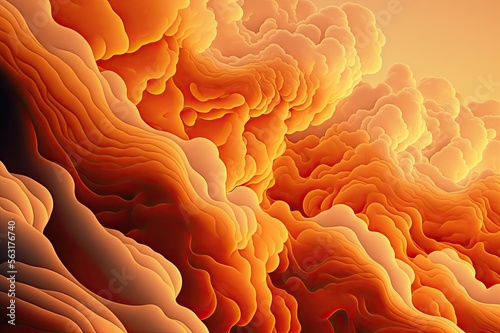 Light red-orange abstract pattern clouds  cloud scape  dream land  clouds