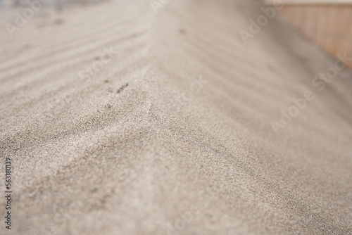 砂　砂丘　拡大写真　マクロ　砂山　サラサラ　コピースペース