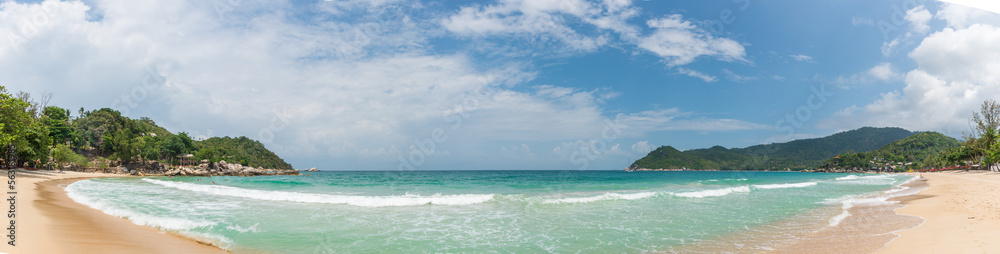 Panorama view of the sea of Thailand, Koh Phangan, natural attractions, Asia, Thailand
