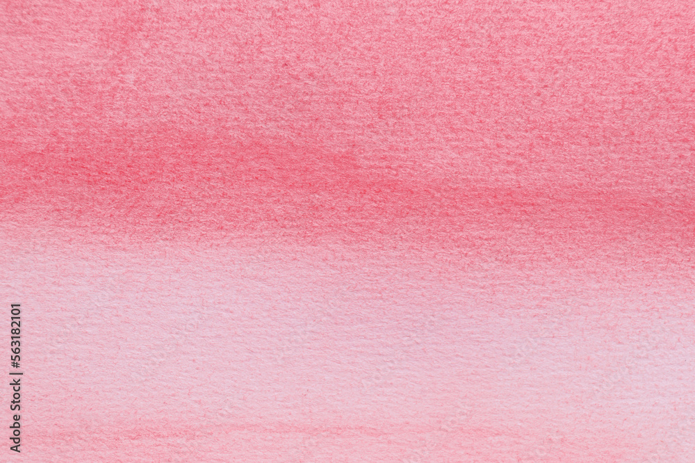 Fototapeta premium Abstract pink watercolor painting as background, top view