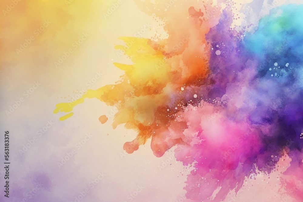 abstract watercolor background made by generative ai