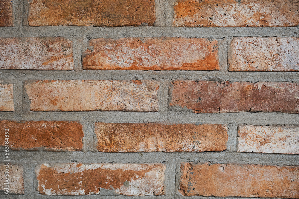 Fototapeta premium Modern brick wall texture. Brickwall loft. style background.