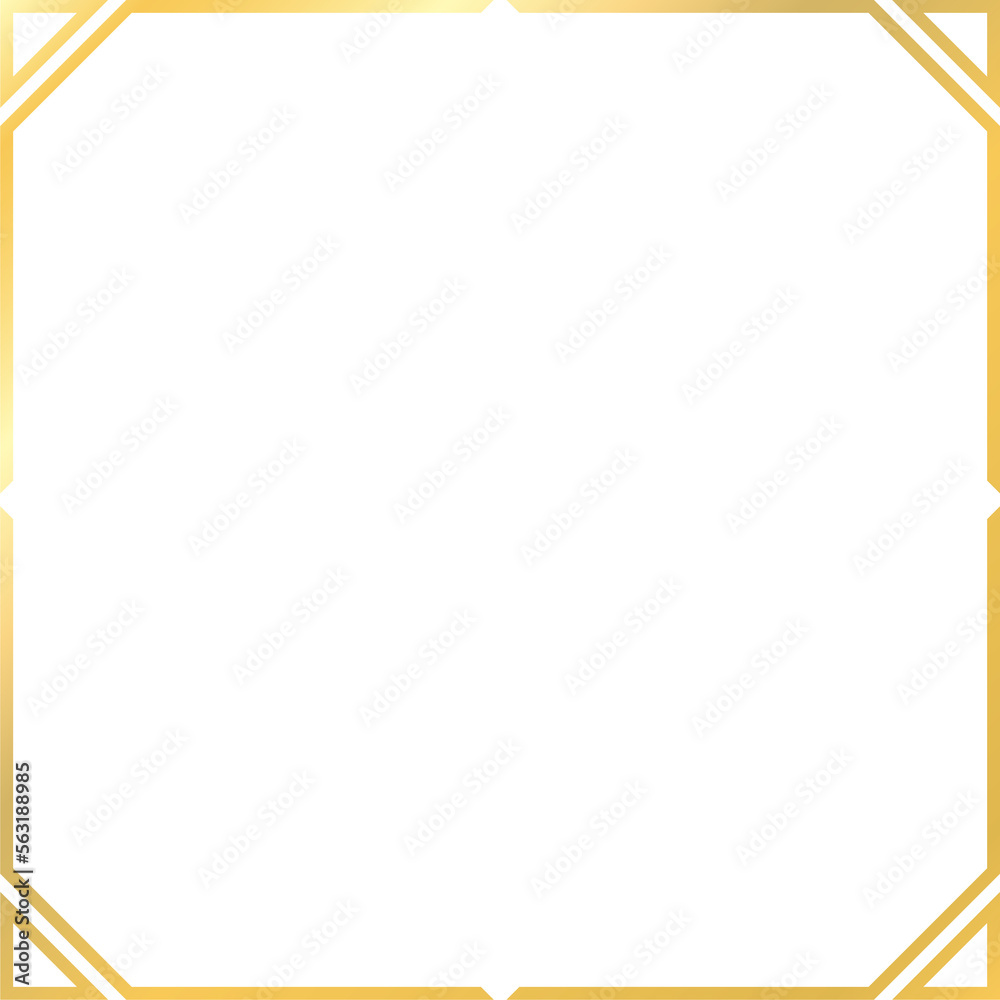 Fototapeta premium Frame border simple design. Frame decorative elements. Vintage frame.