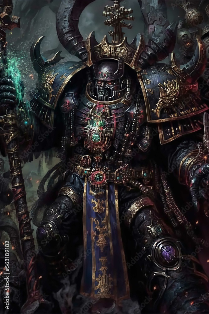 Fototapeta premium giant superstrong warrior king Generative AI