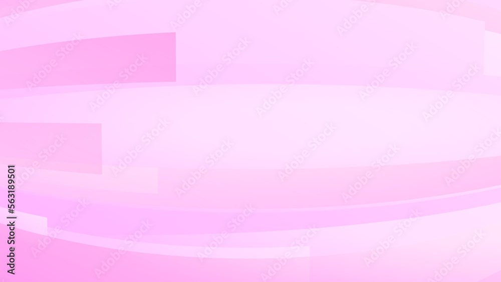 Vector abstract geometry shapes composition. Pink waves background with plastic liquid, organic shapes. Gradient white scale color.