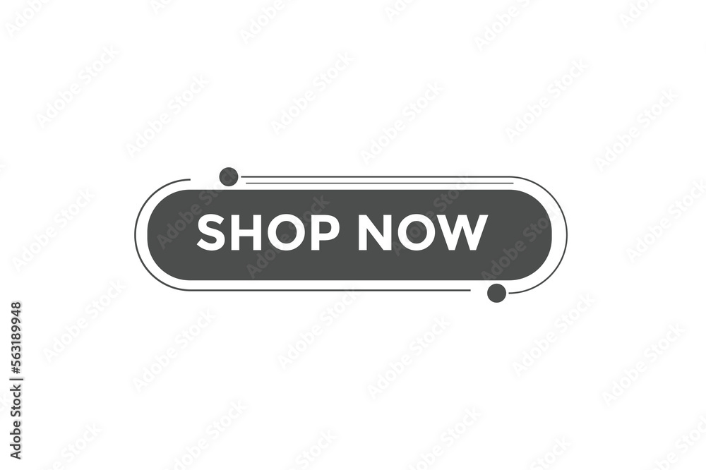 Shop now button web banner templates. Vector Illustration Shop now button web banner templates. Vector Illustration