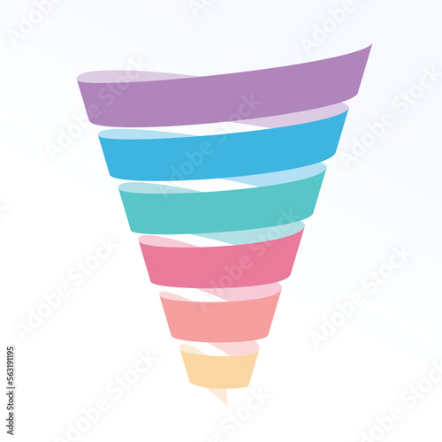 Funnel infographic presentation template
