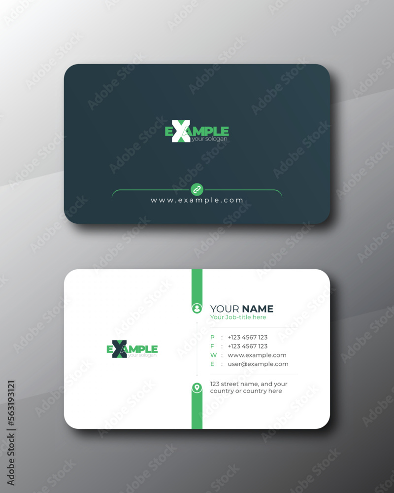 Corporate Business Card Template Design