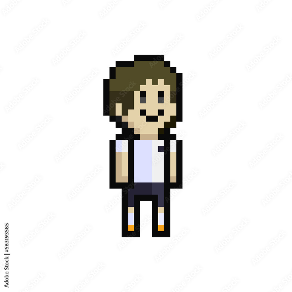 Fototapeta premium Pixel Football World Cup Vector
