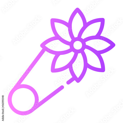 brooch gradient icon