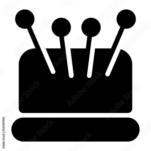 straight glyph icon