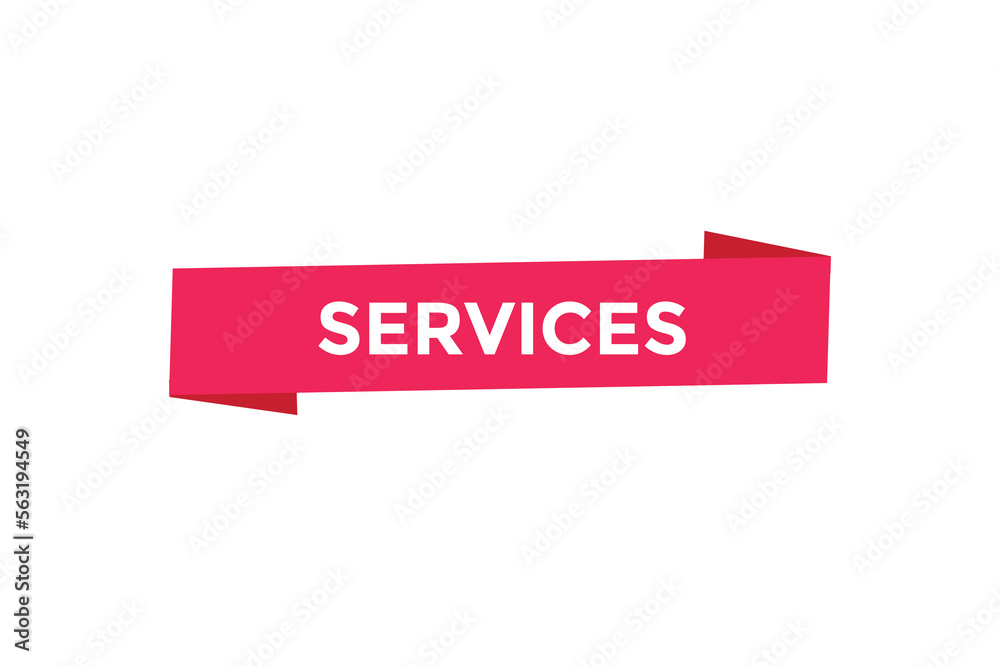 Services button web banner templates. Vector Illustration
Services button web banner templates. Vector Illustration