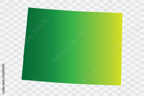 COLORADO Map yellowish green Color Background quality files png