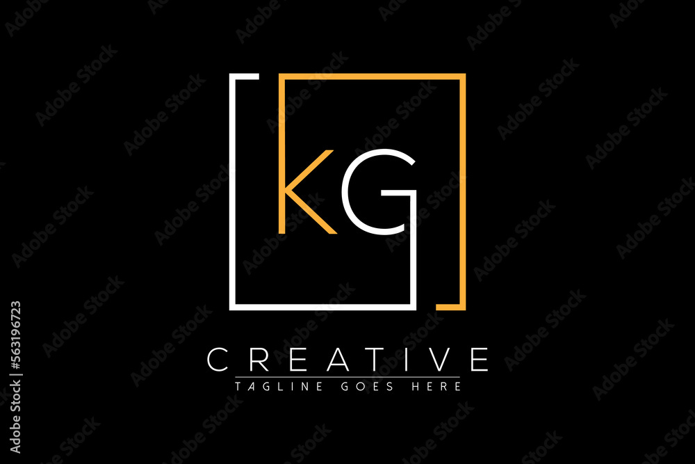 Initial letter ik creative elegant logo template Vector Image