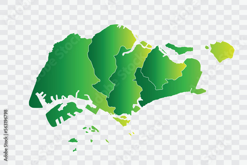 Singapore Map yellowish green Color Background quality files png