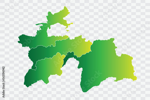 Tajikistan Map yellowish green Color Background quality files png