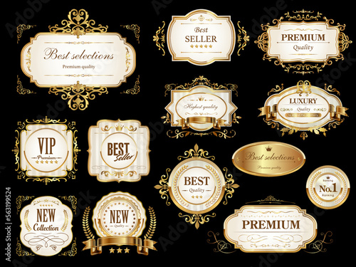 高級感のあるビンテージ風アイコンセット