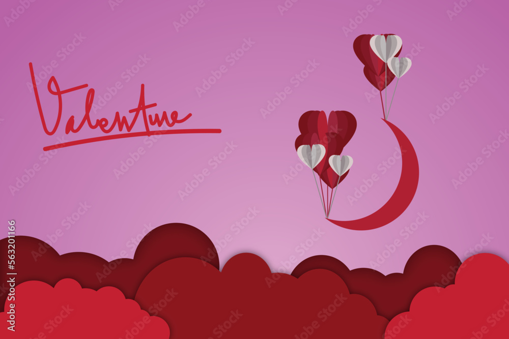 valentine card  background with pink hearts