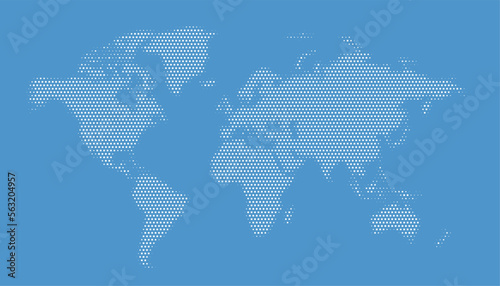 minimal world map in pixel pattern template design