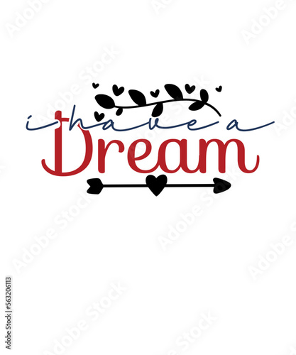 Canvas-taulu i have a dream svg