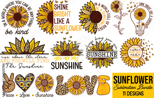 sunflower sublimation bundle © MD