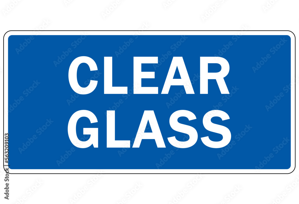 Recycle sign and labels glass bottle jars recycling clear glass Recycle sign and labels glass bottle jars recycling clear glass