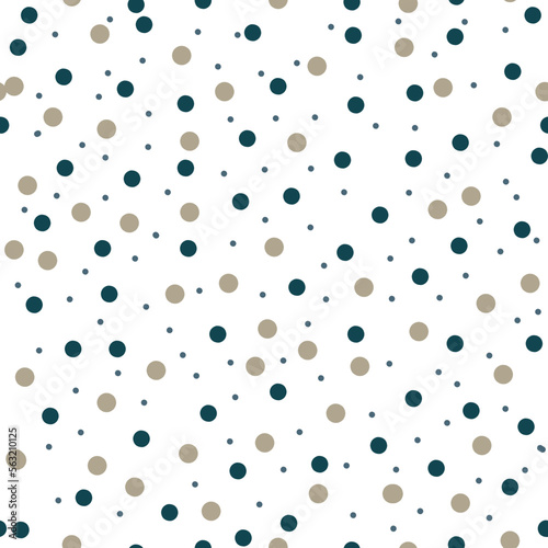 Seamless pattern with small circles. Vector file for designs.