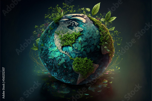 Spiritual connection between the Earth and environment