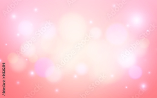 Pink valentine bokeh soft light abstract background, Vector eps 10 illustration bokeh particles, Background decoration