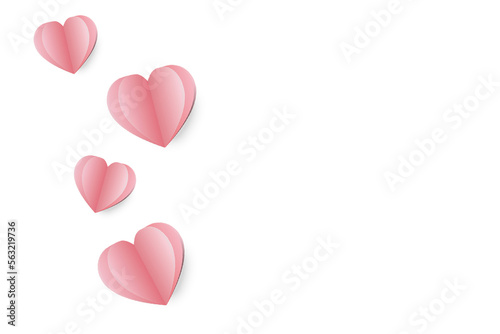 Valentines Day Love Heart Minimal White Background png  isloate
