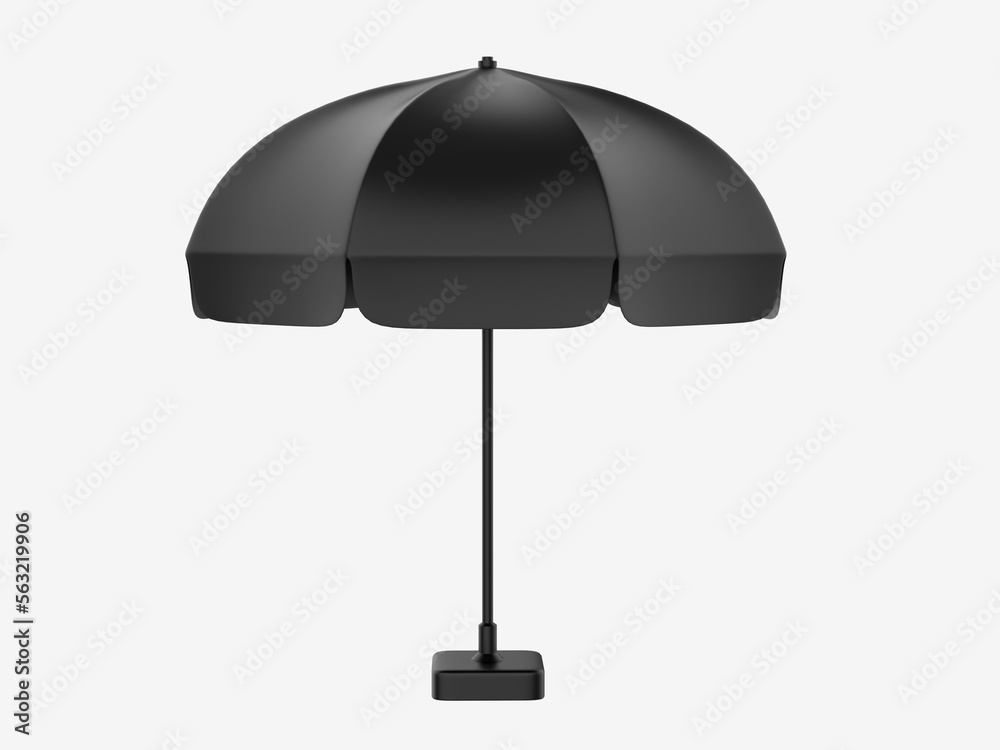 Promotional Aluminum Sun Pop Up Umbrella With Stand Outdoor Patio Umbrellas For Advertising. 3d rending illustration. Promotional Aluminum Sun Pop Up Umbrella With Stand Outdoor Patio Umbrellas For Advertising. 3d rending illustration.