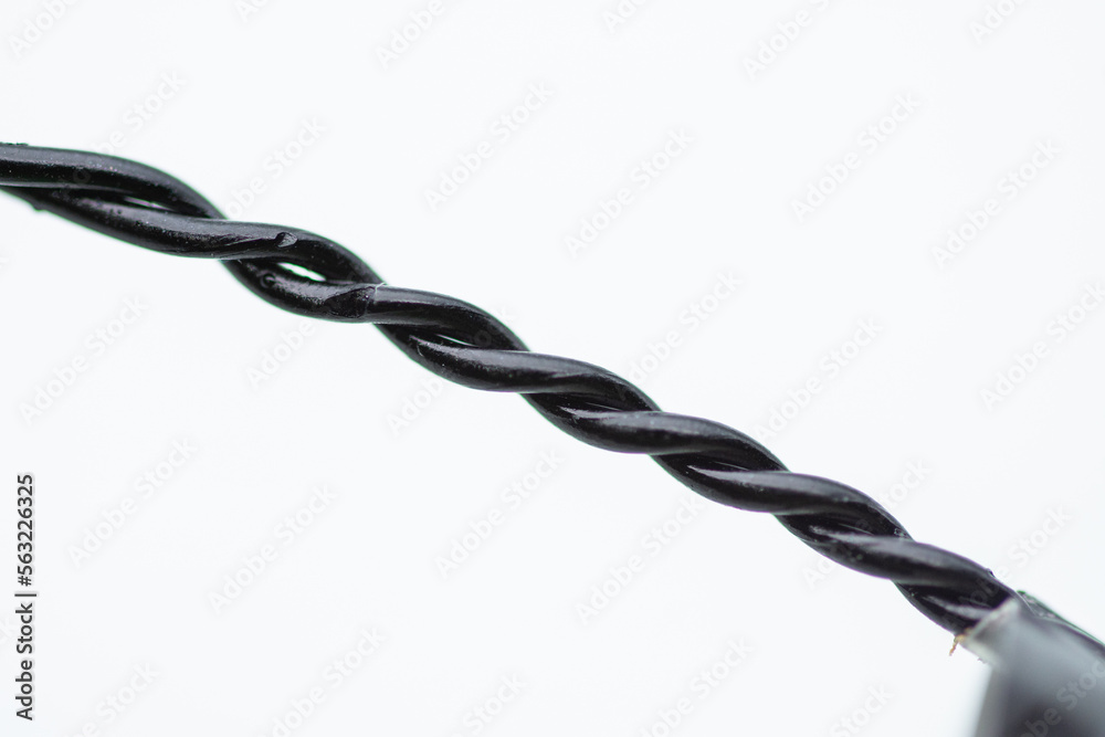 a wire braided from a champagne cork
