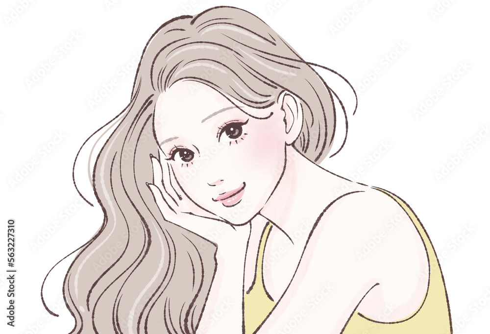 女性のイラスト素材